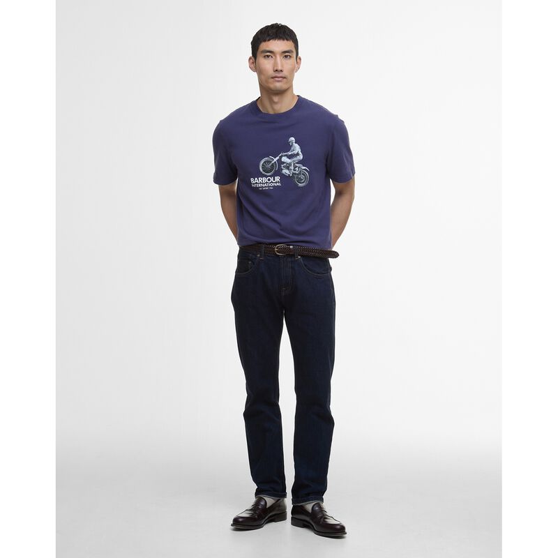 Barbour International Jump Archive Graphic T-Shirt image number 3